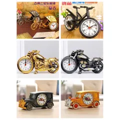 Đồng Hồ Báo Thức Hình Xe Tên Lửa Phong Cách Cổ Điển. Quà Tặng Sáng Tạo Để Bàn Học, Bàn Làm Việc, Phòng Ngủ...