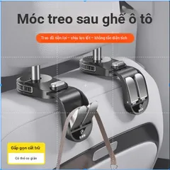 Có Thể Thu Vào Móc Xe Ô Tô Ghế Sau Móc Trước Phía Sau Móc Nhỏ Lưu Trữ Nội Thất Đồ Dùng Xe Hơi Thiết Thực