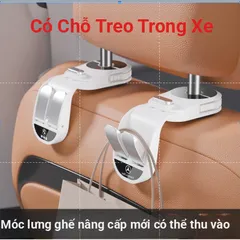 Có Thể Thu Vào Móc Xe Ô Tô Ghế Sau Móc Trước Phía Sau Móc Nhỏ Lưu Trữ Nội Thất Đồ Dùng Xe Hơi Thiết Thực