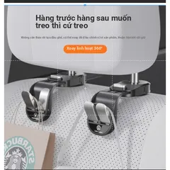 Có Thể Thu Vào Móc Xe Ô Tô Ghế Sau Móc Trước Phía Sau Móc Nhỏ Lưu Trữ Nội Thất Đồ Dùng Xe Hơi Thiết Thực