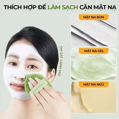 Sét 3  Bông mút rửa mặt bọt biển hình giọt nước làm sạch da mặt và rửa mặt chuyên sâu