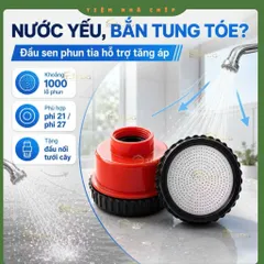 Đầu Sen Tắm Tăng Áp 1000 Lỗ Phun Tia Siêu Mịn Tiết Kiệm Nước