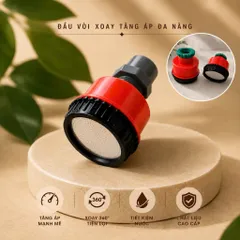 Đầu Sen Tắm Tăng Áp 1000 Lỗ Phun Tia Siêu Mịn Tiết Kiệm Nước