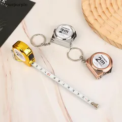 Thước Cuộn Mini Nhỏ Gọn  Di Động Thước Băng Di Động Móc Chìa Khóa Di Động 2 M Thước Băng Thép Gia Đình