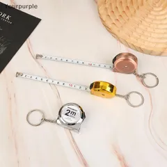 Thước Cuộn Mini Nhỏ Gọn  Di Động Thước Băng Di Động Móc Chìa Khóa Di Động 2 M Thước Băng Thép Gia Đình