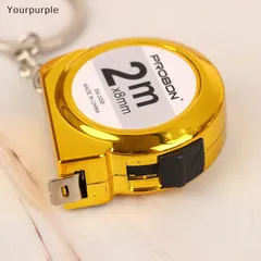 Thước Cuộn Mini Nhỏ Gọn  Di Động Thước Băng Di Động Móc Chìa Khóa Di Động 2 M Thước Băng Thép Gia Đình