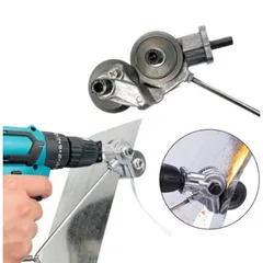 Bộ Chuyển Đổi Máy Khoan Thành Máy Cắt Tôn Đa Năng, Đầu Cắt Tôn Gắn Khoan - Cắt Kim Loại Tiện Lợi