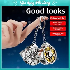 Thước băng Mini cầm tay (dài 2m) thước băng nhỏ cầm tay móc khóa gia đình nhỏ cầm tay thước thực tế cao cấp