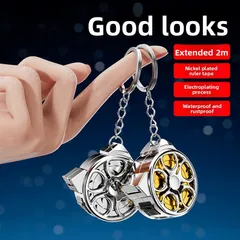 Thước băng Mini cầm tay (dài 2m) thước băng nhỏ cầm tay móc khóa gia đình nhỏ cầm tay thước thực tế cao cấp