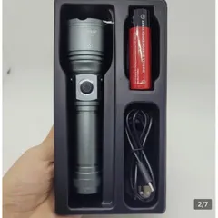 Đèn Pin Cầm Tay Mini Ray Bow -1120 Có Chế Độ Zoom Xa Gần , Chống Nước Khi Đi Mưa