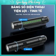 Búa Thoát Hiểm Ô Tô 4IN1 - Phá kính nhanh, Lưỡi dao bén, Đèn led sáng, Bảng số điện thoại