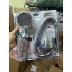 Vòi Sen Tắm Tăng Áp Cao Cấp Xoay 360 độ( có vỉ)
