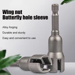 Cờ lê ổ cắm bu lông bướm 6.35mm Bộ chuyển đổi dụng cụ điện chuôi lục giác hình chữ U