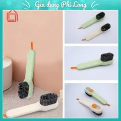 Bàn Chải Chà Giày Có Khoang Chứa Xà Phòng, Bàn Chải Vệ Sinh Chà Đồ Siêu Sạch Có Thể Treo Tường Tiện Lợi