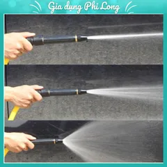 Đầu Vòi Xịt Tăng Áp Tuói Cây, Rửa Xe Cực Mạnh. Vòi Phun Áp Suất Cao Đa Chức Năng