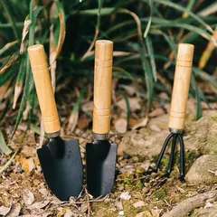 Bộ 3 Món Dụng Cụ Làm Vườn To (Xẻng Làm Vườn - Xới Đất - Cào Đất)