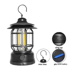 Đèn lồng cắm trại , trang trí xài pin sạc siêu sang thế hệ mới 2023 - đèn pin led siêu sáng