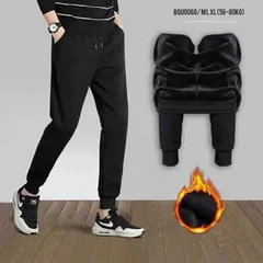Quần nỉ lót lông nam siêu ấm chống chọi đại hàn dáng Jogger thể thao chất dày dặn co dãn tốt mã 801
