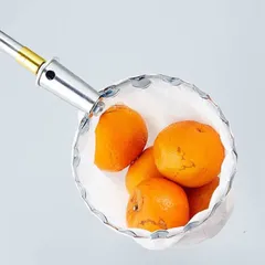Vợt Hái Trái Cây Trên Cao Đa Năng Kèm Túi Vải, Dụng Cụ Hái Hoa Quả Kim Loại Siêu Bền Đẹp