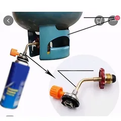 Van Nạp Bình Gas Du Lịch Ống Đồng Cao Cấp, Đầu Nạp Mini An Toàn Bền Chắc