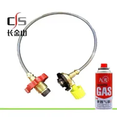Van Nạp Bình Gas Du Lịch Ống Đồng Cao Cấp, Đầu Nạp Mini An Toàn Bền Chắc