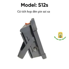 Đèn tích điện năng lượng mặt trời S12s 6 quả pin thay thế sạc dự phòng.