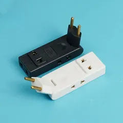 Ổ Cắm Tường Nối Dài EU 4 Trong 1, Ổ Cắm Điện 180 Độ Cắm Adapter Du Lịch Aadapter Di Động Điện Chuyển Đổi