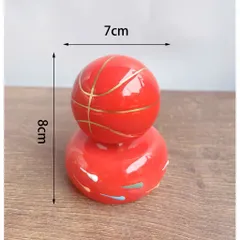 Tượng Gốm Trang Trí Hình Quả Bóng Đá, Bóng Rổ Decor Bàn Làm Việc, Kệ Tivi Phong Cách Thể Thao Dễ Thương