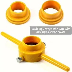 Bộ Tạo Khớp Nối Ren Cho Ống Nước, Bộ Tạo Ren Ống Nhựa Chuyên Dụng Giúp Sửa Chữa, Lắp Ráp Dễ Dàng, Sét 6 Món