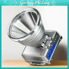 Đèn pin đội đầu XJ78 siêu sáng chiếu xa ánh sáng trắng, vàng pin trâu công suất lớn vỏ hợp kim nhôm