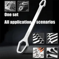 S50 Sờ lê Torx đa năng Độ dày Tự thắt chặt Bảng cờ lê có thể điều chỉnh Hai đầu Torx Sờ lê  EH610