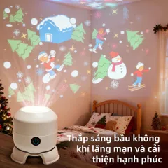 Đèn Ngủ Máy Chiếu Đại Dương Cho Bé - Đèn Chiếu Trần Phòng Ngủ Hình Cá Heo Sinh Vật Biển Tạo Hiệu Ứng Thư Giãn Dễ Ngủ