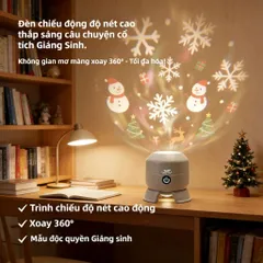 Đèn Ngủ Máy Chiếu Đại Dương Cho Bé - Đèn Chiếu Trần Phòng Ngủ Hình Cá Heo Sinh Vật Biển Tạo Hiệu Ứng Thư Giãn Dễ Ngủ