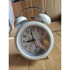 Đồng Hồ Báo Thức Để Bàn Hai Chuông Gõ Cổ Điển | Kim Trôi Êm, Báo Thức To, Có LED