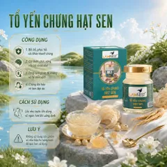 [COMBO] Set 6/10 hũ yến chưng hạt sen Yến sào Lamnest 4gram yến tươi nguyên chất