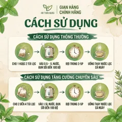 Herbafood Trà Đinh Lăng Hoa Sâm Hỗ trợ ngủ ngon An thần giảm stress Bồi bổ sức khỏe 60 túi lọc 4,5g