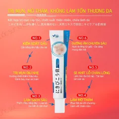 Kem hỗ trợ  thâm mụn  Viêm, Mụn Đầu Đen [NHẬT BẨN] Clear Skin Cream – Dịu Nhẹ, Lành Tính Cho Người Lớn & Tuổi Dậy Thì