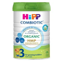 Sữa bột công thức HiPP Organic bổ sung HMP&GOS Lon 800g