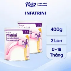 [CÓ TEM CHỐNG GIẢ] Sữa cao năng lượng Infatrini 400g,  Đức sữa cao năng lượng cho bé từ 0-18 tháng tuổi - RubyMilk 182