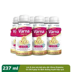 Lốc 6 Chai Sữa Bột Pha Sẵn Varna Complete, Diabetes, Colostrum 237ml - Dinh dưỡng toàn diện cho người lớn