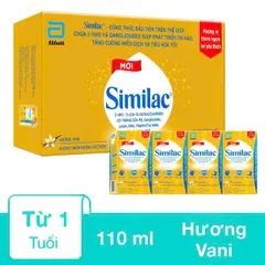 Thùng 48 hộp Sữa bột pha sẵn Similac IQ 110m/180ml