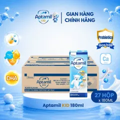 Thùng Sữa dinh dưỡng pha sẵn Aptamil KID 110ml, 180ml tiện lợi, dinh dưỡng cho bé