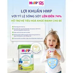 [COMBO 2 LON] (TEM VẠN AN) - Sữa Bột Công Thức HIPP Organic Combiotic Số 1,2,3,4 Lon 800g - Tiêu Hóa