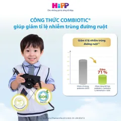 [COMBO 2 LON] (TEM VẠN AN) - Sữa Bột Công Thức HIPP Organic Combiotic Số 1,2,3,4 Lon 800g - Tiêu Hóa