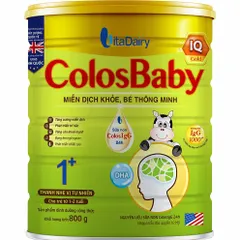 Sữa ColosBaby IQ Gold 0+ 1+ 2+ Lon 800g Cho Bé