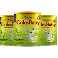 Sữa ColosBaby IQ Gold 0+ 1+ 2+ Lon 800g Cho Bé