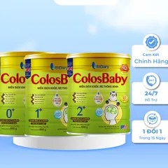 Sữa ColosBaby IQ Gold 0+ 1+ 2+ Lon 800g Cho Bé