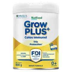 [Chính Hãng] Sữa Bột Nutifood GrowPLUS+ Vàng Immunel 0+,1+,2+ Lon 800g - Sữa Non. Tăng đề kháng