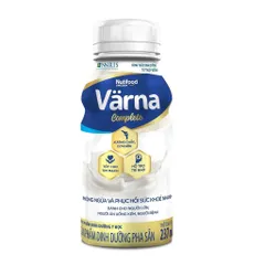 Thùng 24 Chai Sữa Bột Pha Sẵn Varna Complete Chai 237ml - Dinh dưỡng toàn diện cho người lớn