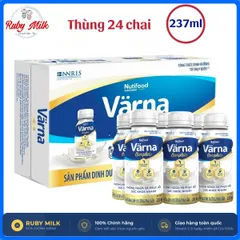 Thùng 24 Chai Sữa Bột Pha Sẵn Varna Complete Chai 237ml - Dinh dưỡng toàn diện cho người lớn